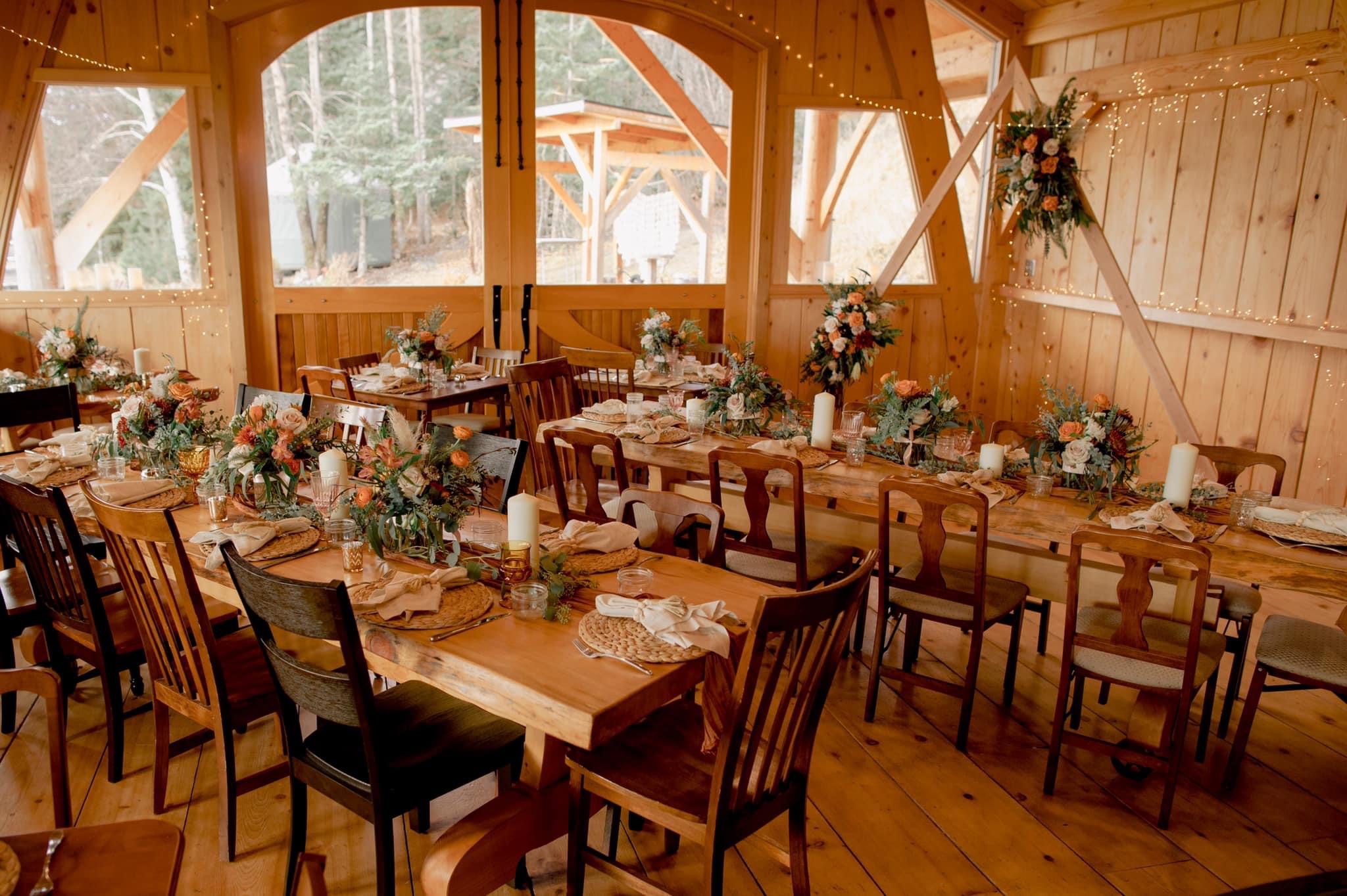 Chilkat Inlet Retreat Wedding Settings