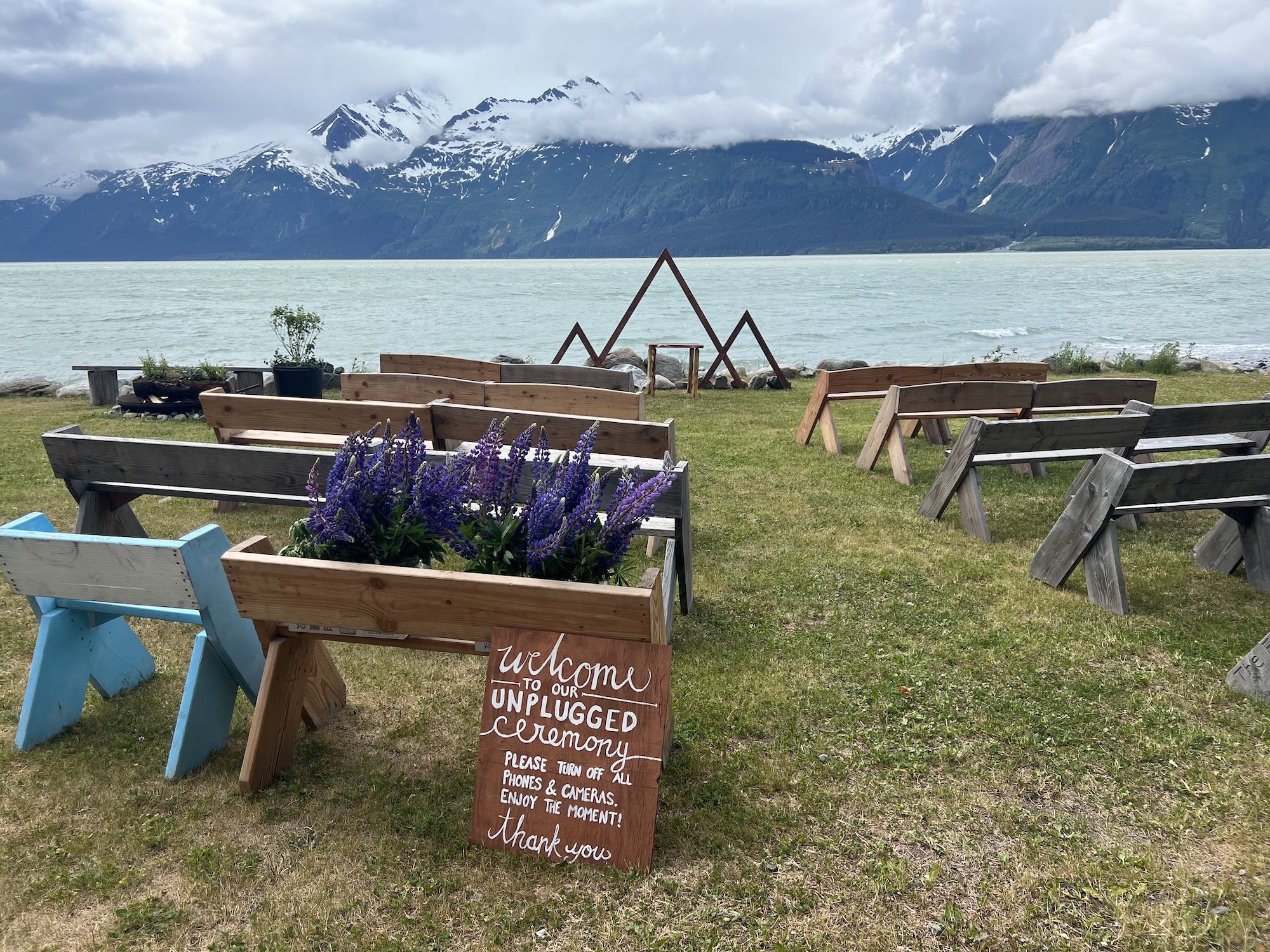 Chilkat Inlet Retreat Wedding View